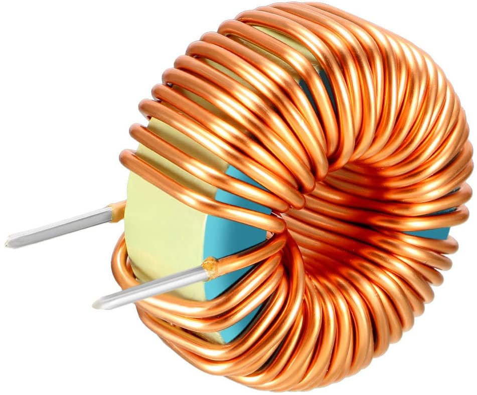 sourcing map Vertical Toroid Magnetic Inductor Monolayer Wire Wind Wound 220uH 11A Inductance Coil, 1Pcs 220uH 11A - Image 2