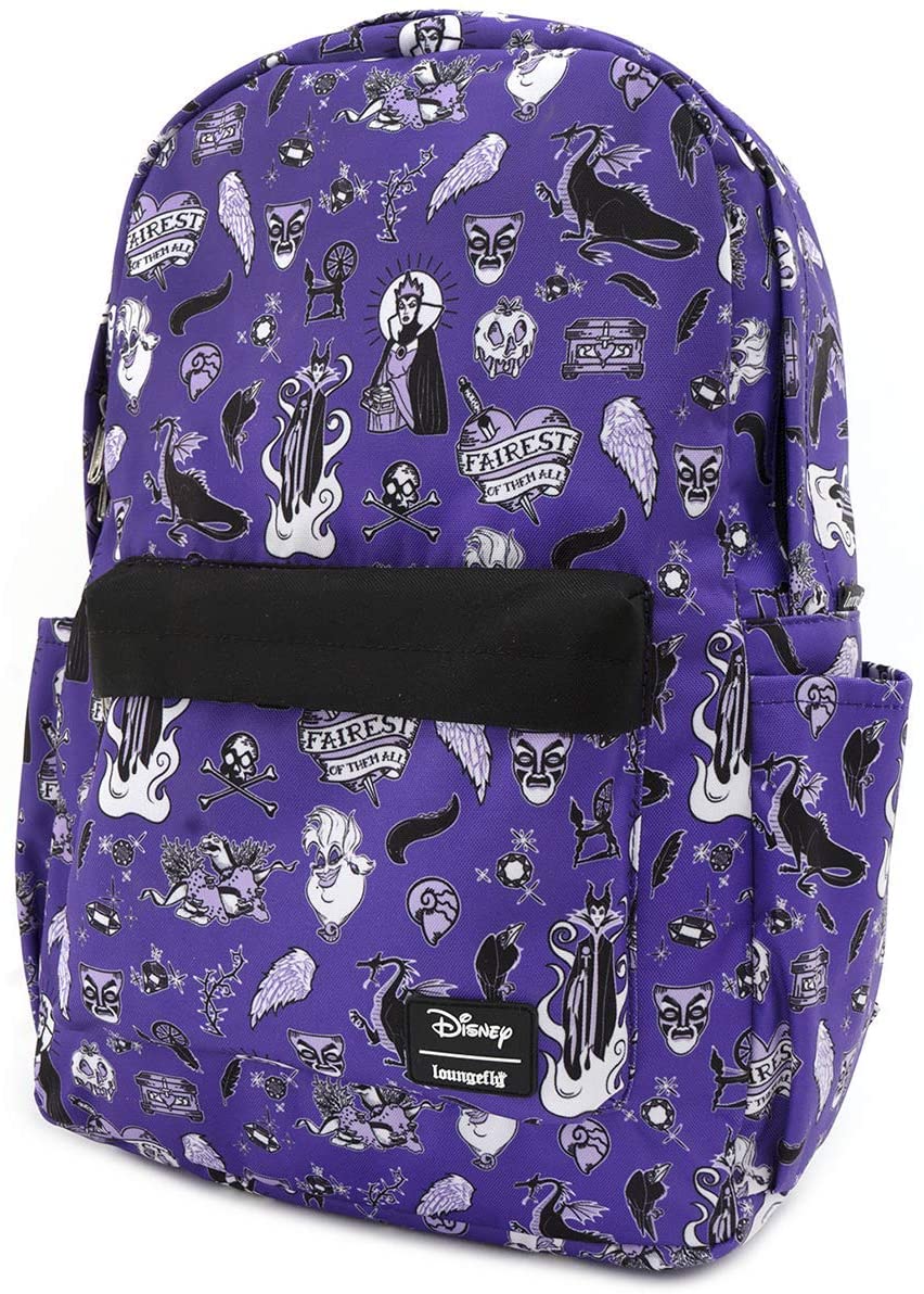 Disney Villains Loungefly - Villain Icons Unisex Mini Backpacks Lilac, Nylon, Colour, One Size, Casual - Image 2