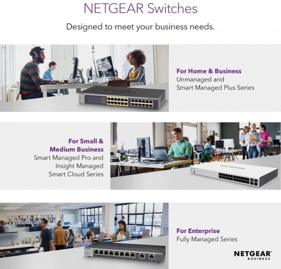 NETGEAR 5 Port Gigabit Network Switch (GS305) -Ethernet Switch, Home Network Hub, Office Ethernet Splitter, Plug-and-Play, Silent Operation, Desktop or Wall Mount - Image 4