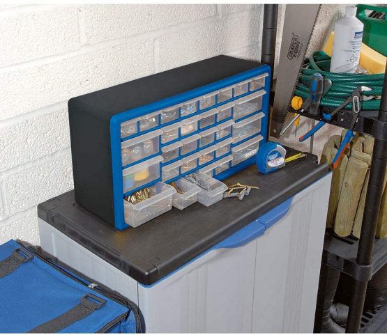 Draper 12015 Plastic Organiser with 30 Drawer, 500mm x 160mm x 255mm - Image 4