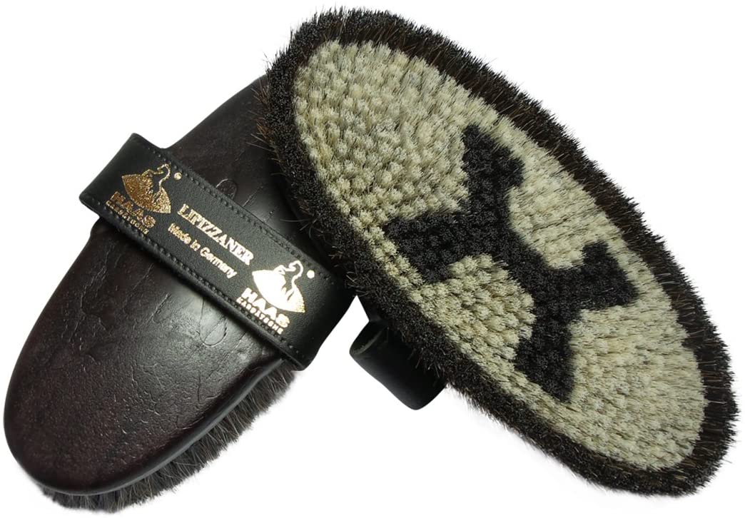 Brush for horses Lipizzaner with rosshair from Haas, Beige