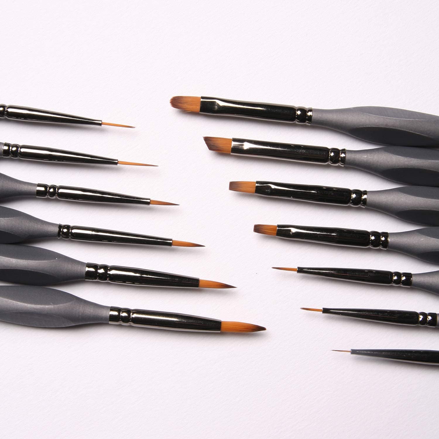 Fine Detail Paint Brush Set for Acrylic Oil Watercolor, Rust-Proof Ferrules & Ergonomic Handles Painting Brushes - Image 3