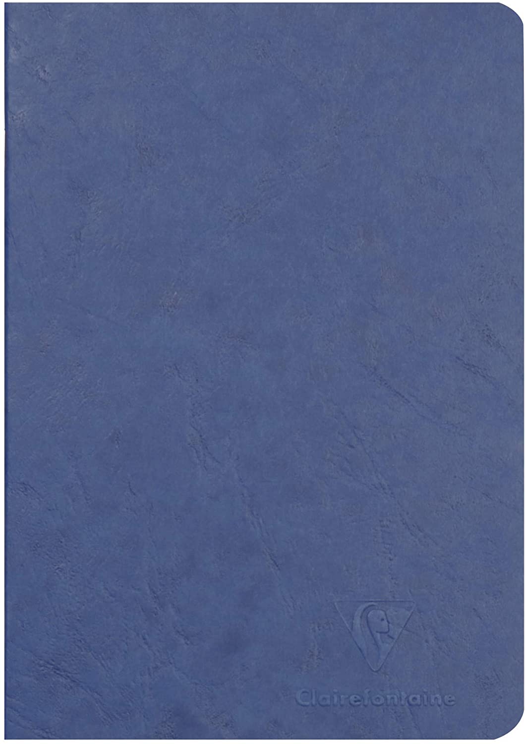 Clairefontaine 733104C Collection Age Bag A Blue Stapled Notebook, A5 14.8x21 cm, 96 Plain White Pages, 90 gsm Paper