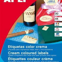 APLI 011846 Multi-Purpose Labels 210 x 297 mm Pastel Pink Pack of 20