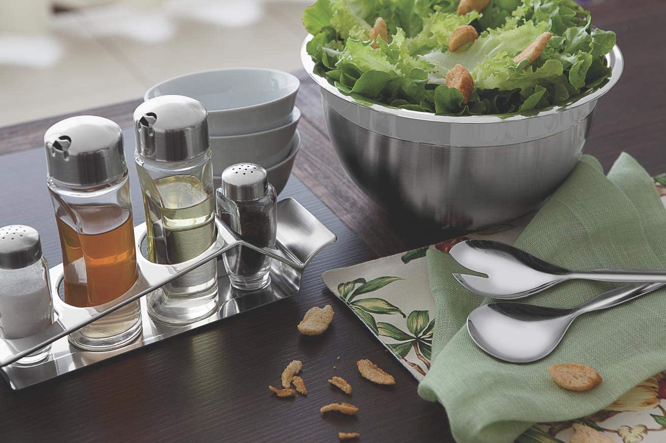 Tramontina AISI 430 66999/607 Salad Servers Stainless Steel, Silver, 23.4 - Image 3