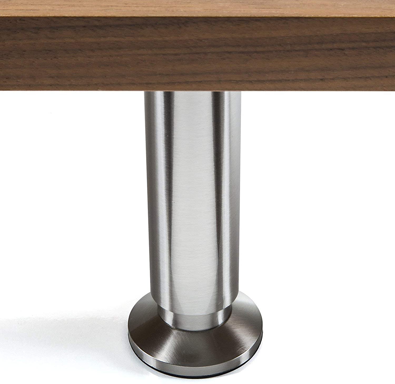 Set of 4 SO-TECH® Furniture Legs "Alpha" Adjustable Height Stainless Steel Brushed Finish Loading Capacity up to 250 kg - Image 3