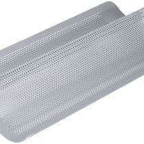 Chicago Metallic Commercial II Aluminium Non-Stick Perforated French Bread Baking Tin, 41 x 20.5 x 6.5 cm (16" x 8" x 2.5")