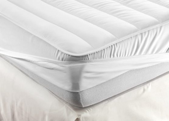Velfont - Anti Dustmite Quilted Mattress Protector Double Size, 135 x190/200 cm Extra Deep Reversible with Silky Soft Mattress Topper. Anti Allergy and Anti bed bugs Quilted Bed Sheet - Image 3