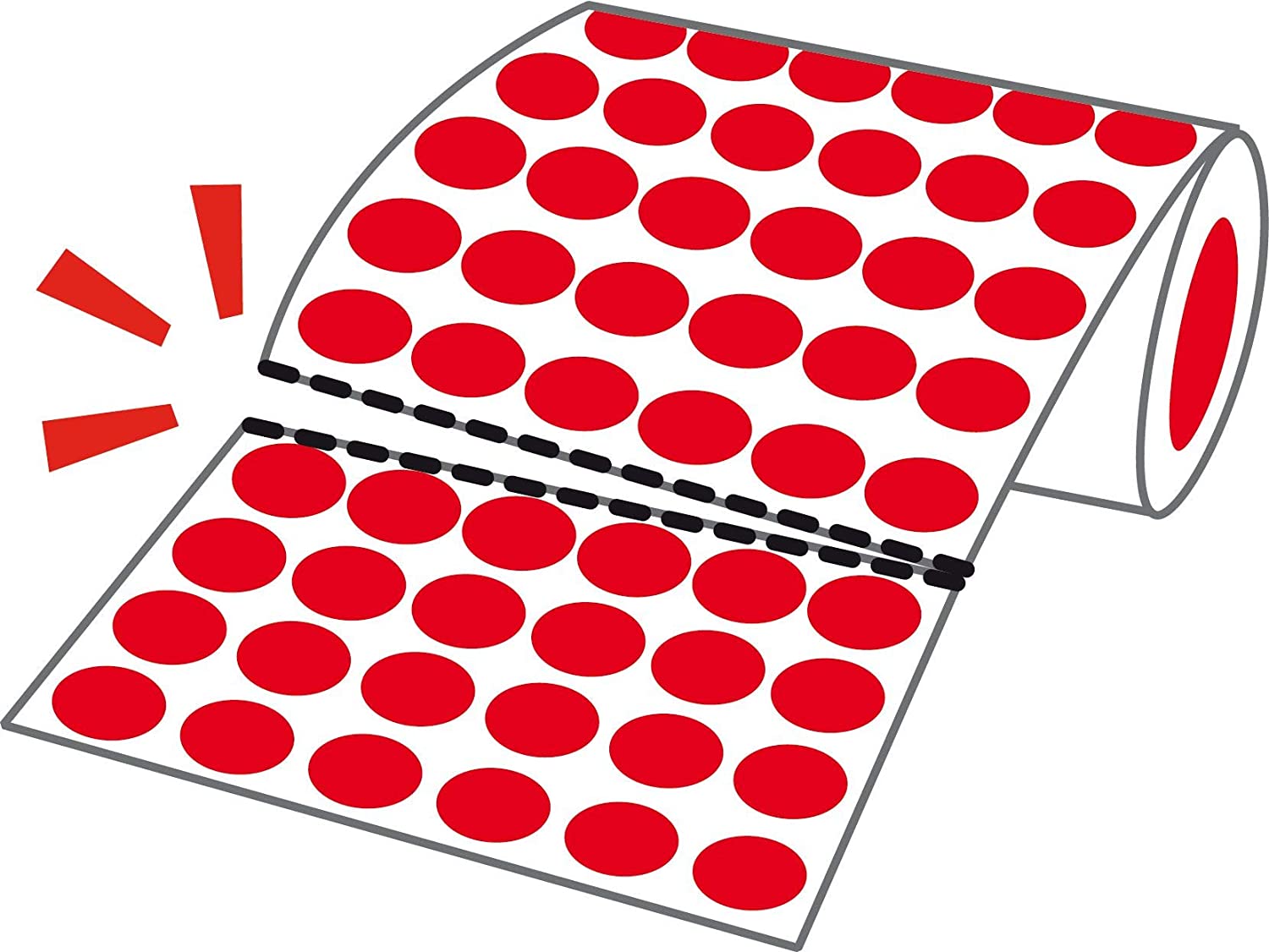 Apli Kids 12046 Roll of 1416 Silver Star Stickers, 19,5mm - Image 3