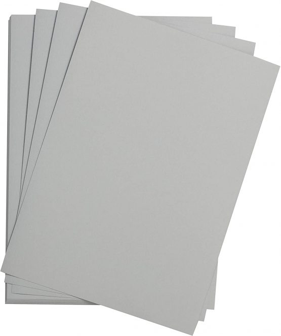 Clairefontaine Etival Coloured Grained Drawing Paper, 160g, A3 - Light Blue, Pack of 25 Sheets, 90758C