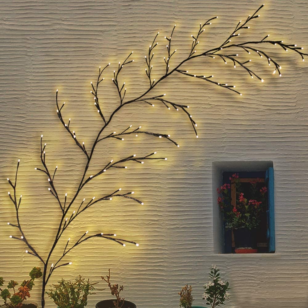 NEWNEN Solar Powered String Lights,7.5FT 144 LED Fairy Lights Multi Coloured