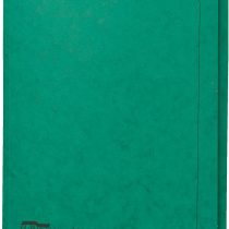 Exacompta Europa 3-Flap Folder, A4+, 300 Micron - Green, Pack of 25