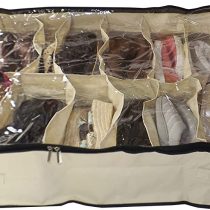 Neusu Heavy Duty Underbed Shoe Storage Organiser - Unique Extra Large Up To 20 Pairs