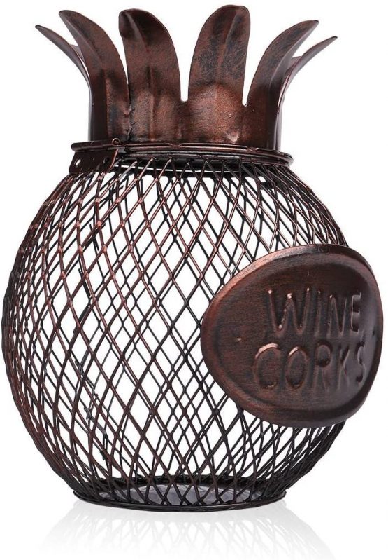 Tooarts Wine Corks Container Corks Holder Money Box Coin Storage Piggy Bank Home Interior Decorations Gifts - Image 2