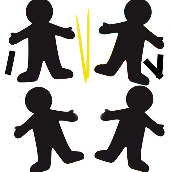 Baker Ross Person Scratch Art Magnets — Ideal for Kids' Arts and Crafts, Educational Toys, Gifts, Keepsakes and More (10 Pack),AT391 - Image 4