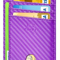 FurArt Credit Card Holder Wallet, Slim RFID Blocking Minimalist Women's Card Wallet