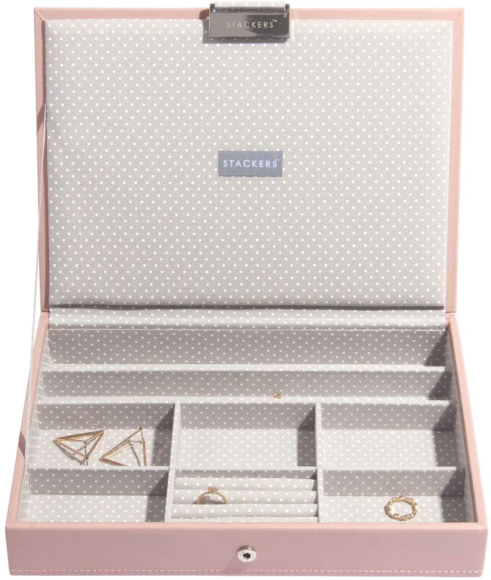 Stackers Soft Pink Classic Medium Jewellery Box Lid – BigaMart