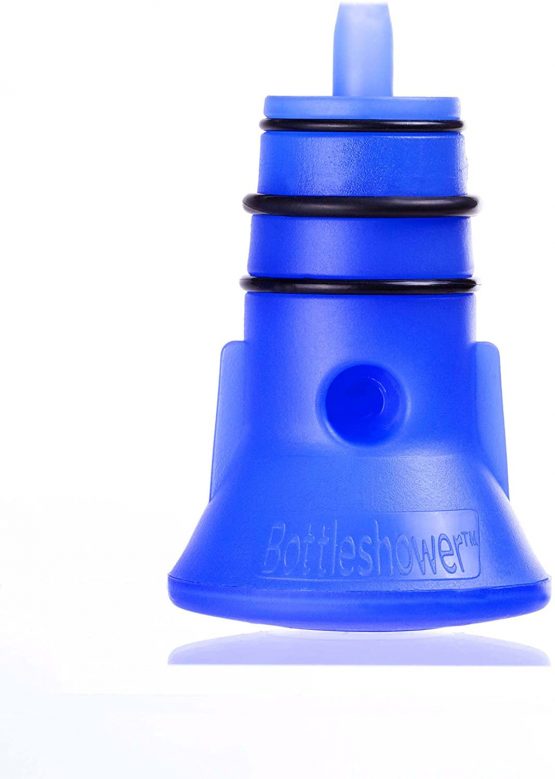 Lifeventure Travel Bottle Shower Ideal For Outdoor Sports, Camping, Hiking And Dogs, Works With Any 2 Litre Water Bottle