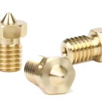 Genuine E3D Brass Nozzle Triple Pack 0.4mm, 0.6mm for V6 HotEnd 3D Printer… (3mm, 0.6mm)