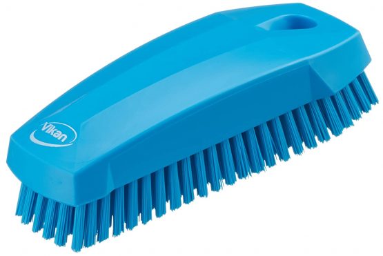 Neolab 7592 Nail Brush with Hard Bristles – 118 mm x 45 mm x 38 mm, blue