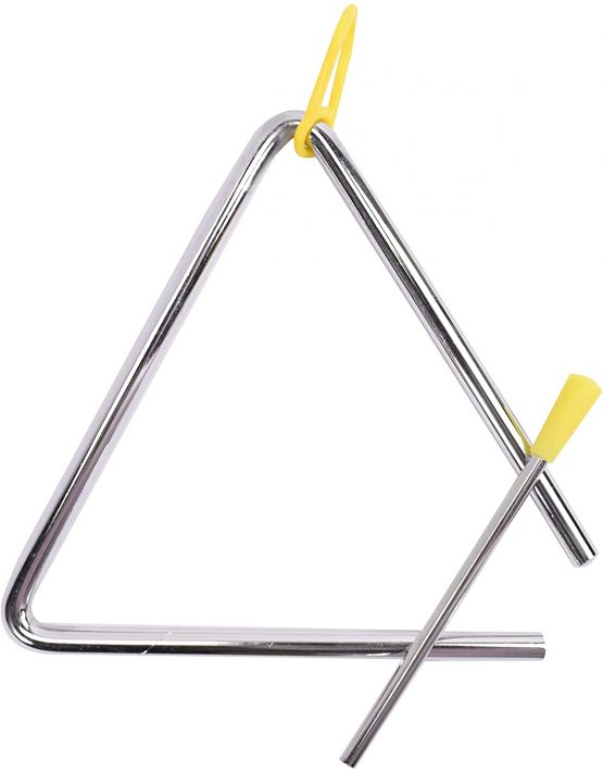 TRIXES Musical Triangle – Steel Percussion Instrument with Beater