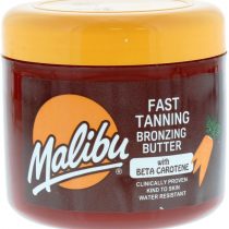 Malibu Fast Tanning Water Resistant Bronzing Body Butter with Beta Carotene, 300ml