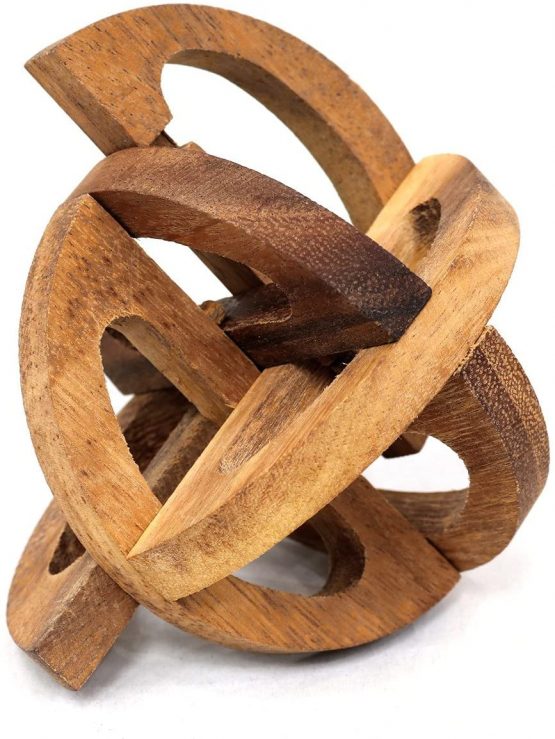 SiamMandalay Global Puzzle: Handmade & Organic Wooden Puzzle for Adults from with Free SM Gift Box(Pictured) - Image 2