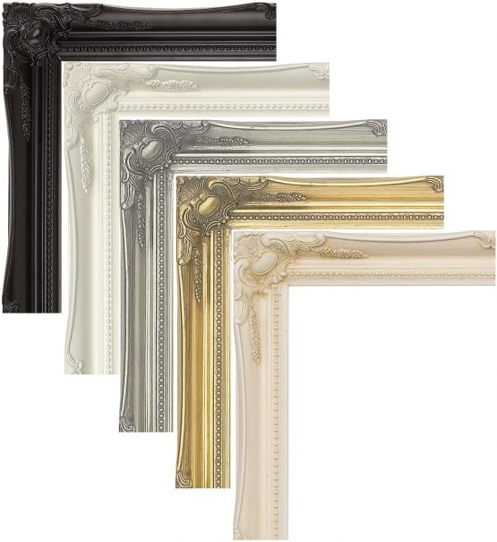 ANTIQUE GOLD Shabby Chic Antique Style Rectangular Wall MIRROR complete with Premium Quality Pilkington's Glass - Overall Size: 20 inches x 24 inches (60cm x 50cm) - Image 2