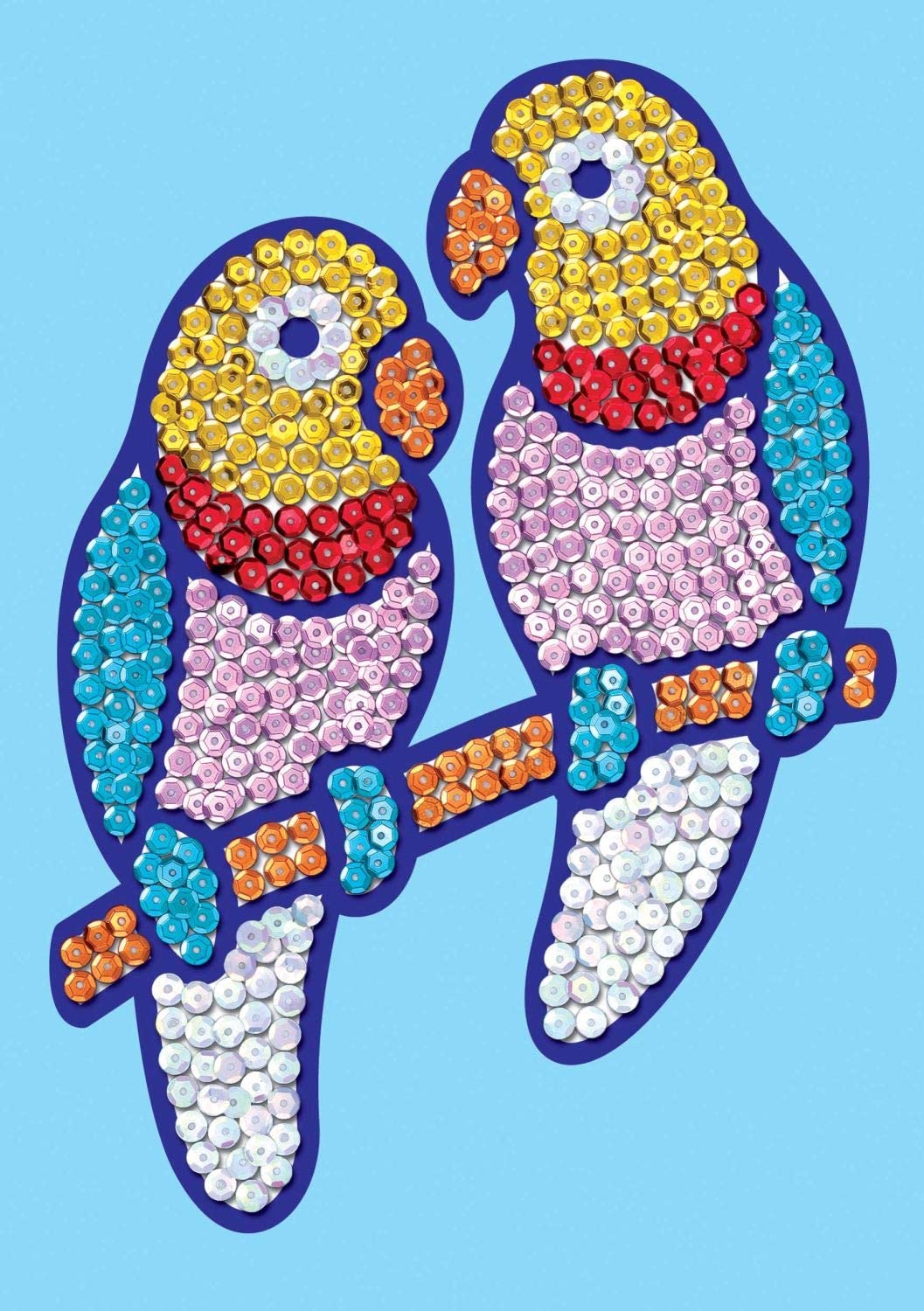 KSG Mammut 8120901 Sequin Art Magic - Junger Hund, Papagei - Image 2