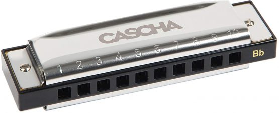 CASCHA Harmonica, Key of Bb, Diatonic Blues Harmonica Set, Mouth Organ for Kids and Beginners with Case and Care Cloth - Image 2