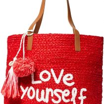 Desigual Women's Bols_Message New Shape Handbag Orange (Naranja)