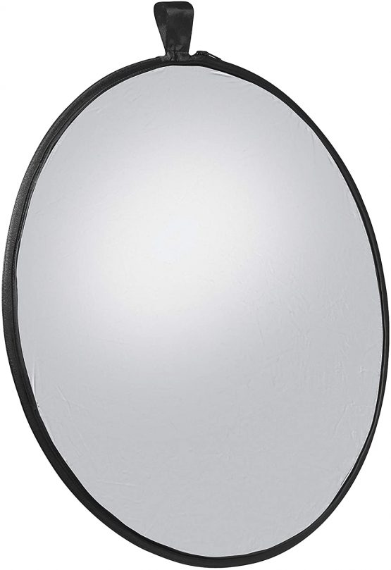 Walimex 5-in-1 folding reflector set (56 cm) wavy, gold/silver/white/black/transparent - Image 3