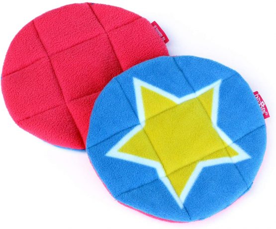 HAYPIGS Guinea Pig Toys and Accessories - Circus Themed Fleece Pee Pads - Additional or Replacement Absorbent Washable Litter Pads