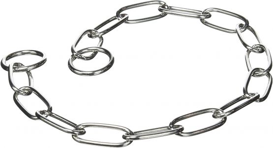Long Link Choke Chain, stainless steel, 50 cm/3.0 mm - Best Quality