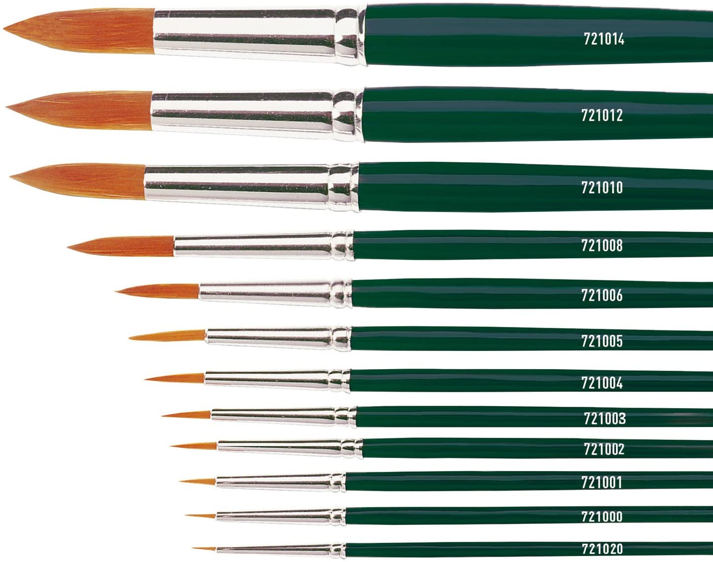 KREUL 721012 Basic Brush, Thin Nylon, Round Tip, Size 12 - Image 2