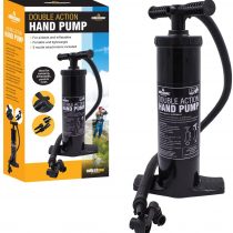 Milestone Camping 83530 Double Action Fast Hand Air Pump Inflator Balloon Swimming Ring Inflatable, Black