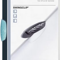 Durable 2260/14 Swingclip File for 1-30 Sheets A4 - Light Blue (Single)