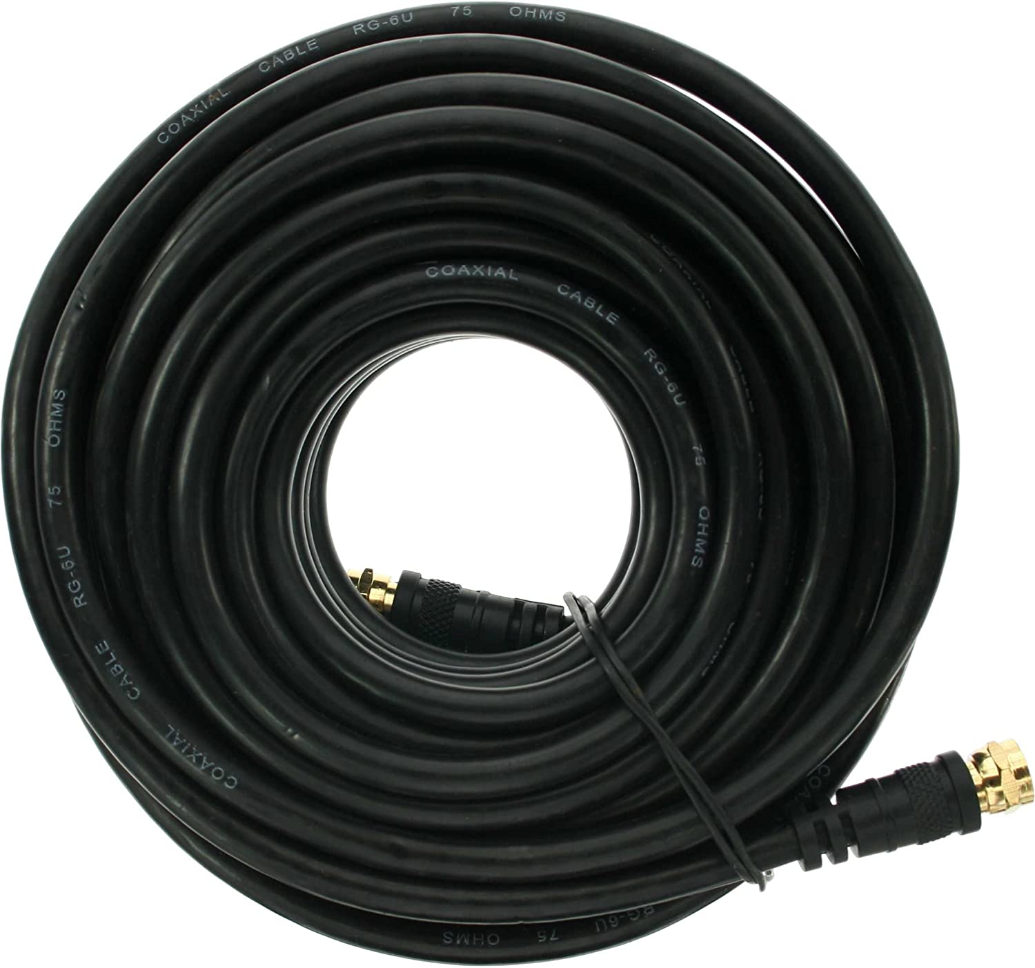 InLine® SAT Connection Cable 2 x Shielded / 2 x F-Connectors >85 dB 15 m Black - Image 2
