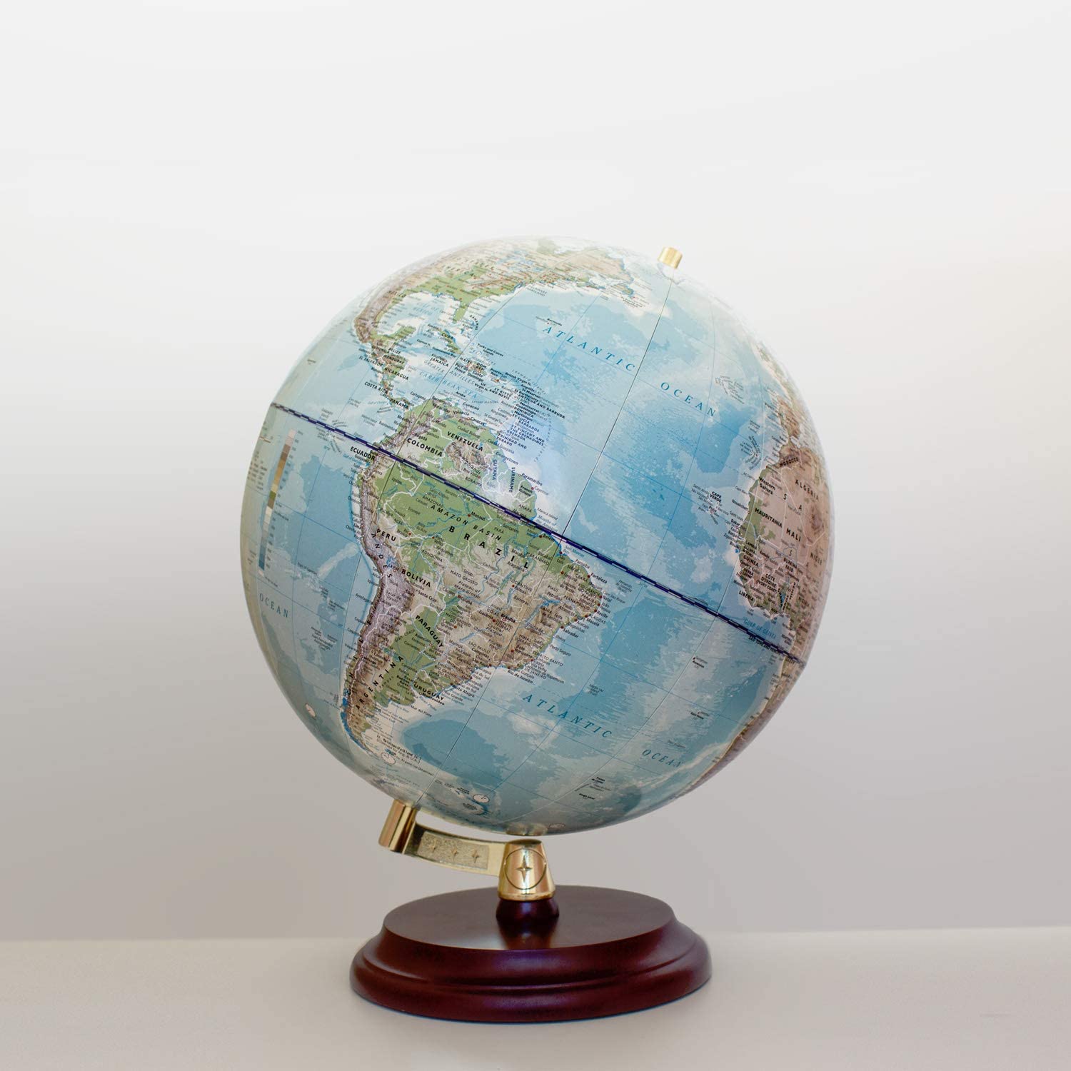 Magellan Vasa Globe with Political Map Image or Hand-Laminated, Freestanding without Meridian, Diameter 32 cm - Image 2