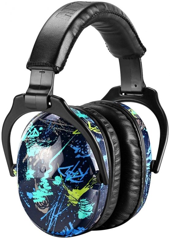 ZOHAN 030 Kids Ear Defenders, [Upgraded] Hearing Protection for Children have Sensory Issues, Noise Reduction Safety Earmuffs for Toddler with Autism, Ideal for Fireworks, Concerts, Cinema - Nebula
