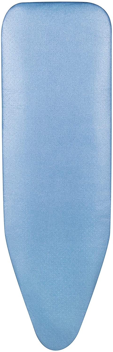 Minky Deluxe Reflector Ironing Board Cover, Ironing Board Covers 122 x 38 cm, Drawstring & Extra Thick Felt Pad, 100% Cotton
