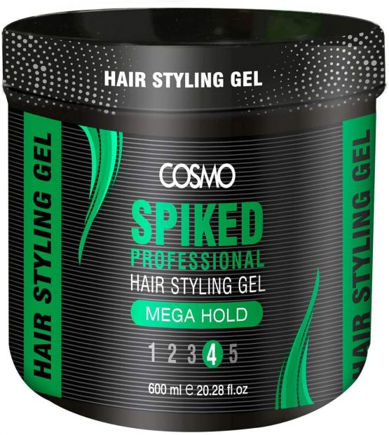 Cosmo Spiked Professional Hair Styling Gel Mega Hold 300ml - Image 2