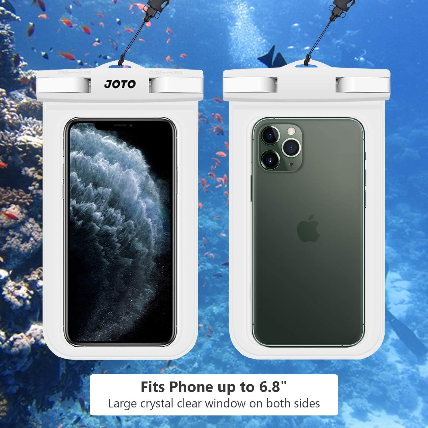 JOTO Waterproof Phone Pouch Cellphone Dry Bag Case for iPhone 15 14 13 12 Pro Max Xs Max XR X 8 7 6S Plus SE - Image 4