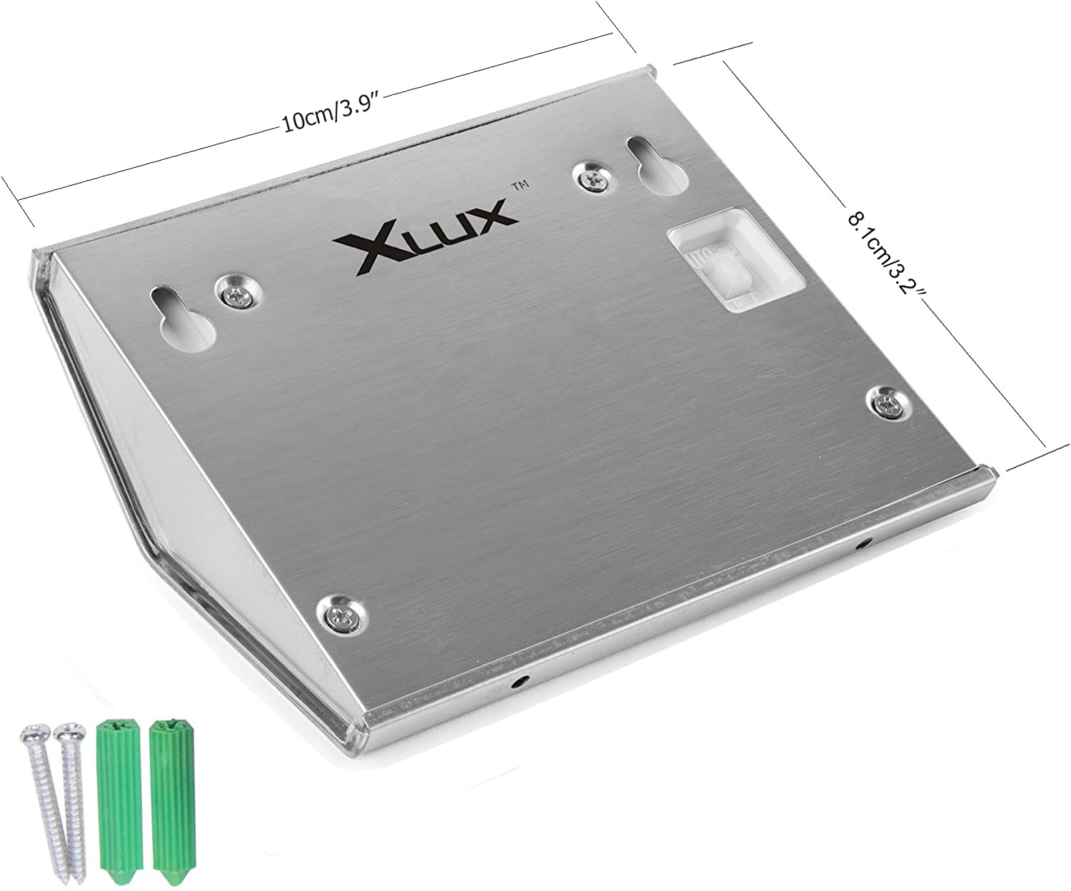 [Warm Light] XLUX S60 Solar Step Light, Stair Deck Lamp, Waterproof, 6