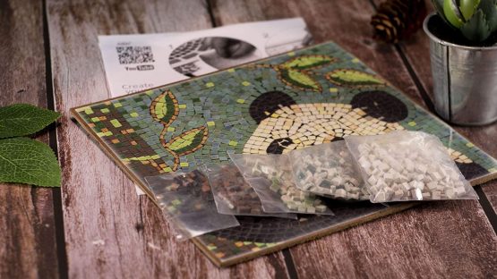 DIY Mosaic Art Kit Square 7inch 20cm Mustang - Image 4