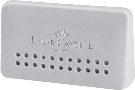 Faber-Castell Grip 2001 Eraser – 187164 Edge Writing Instrument, Pack of 1, Grey