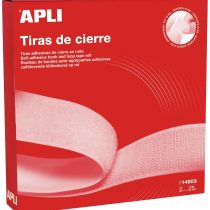 Apli 2 cm x 25 m Velcro Tape - White