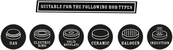 Hairy Bikers CKW2089 Forged, Eclipse Titanium Non-Stick Coating, Lidded 3.3mm Gauge Saucepan with Riveted Secure Handle, Induction Hob Suitable, Aluminium, 16cm Sauce Pan - Image 4