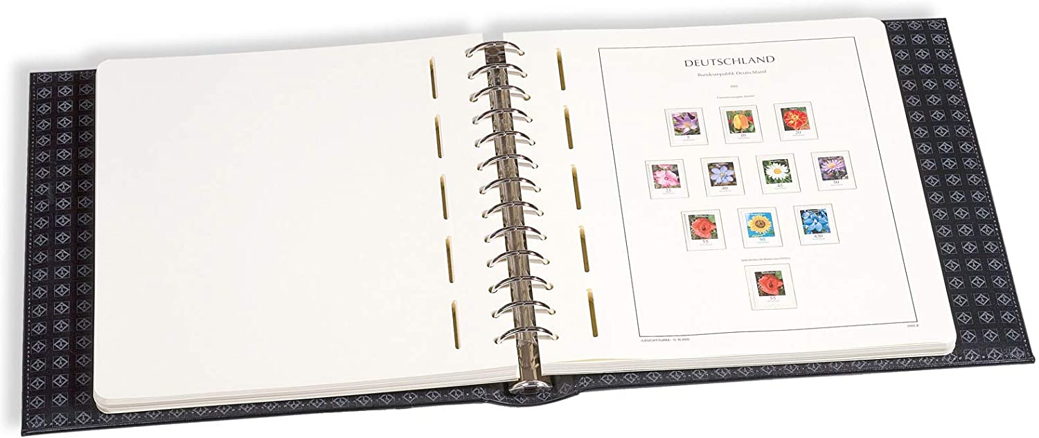 Leuchtturm 333439 Ring Binder Excellent - Classic design stamp album - incl. protective case - black - Image 3