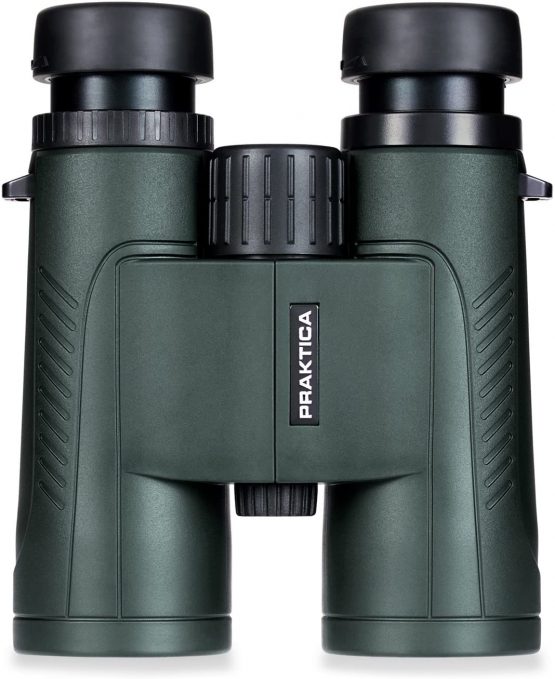 Praktica 10 x 42 mm Waterproof Odyssey Binoculars - Green
